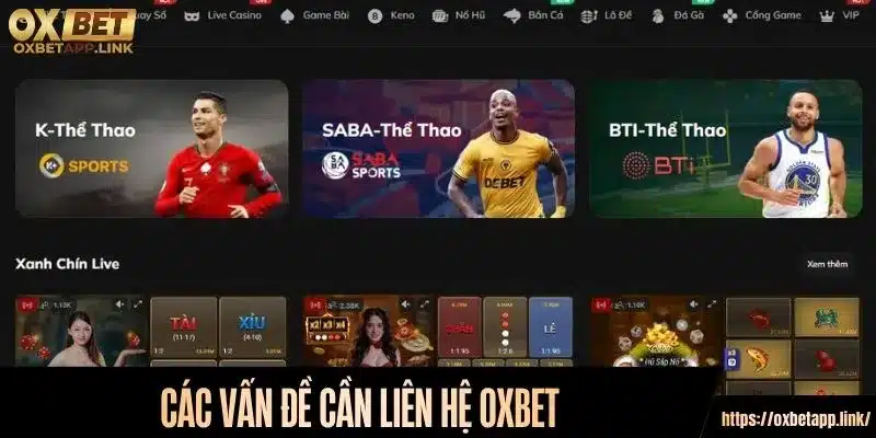 Người chơi có nhiều vấn đề cần liên hệ Oxbet